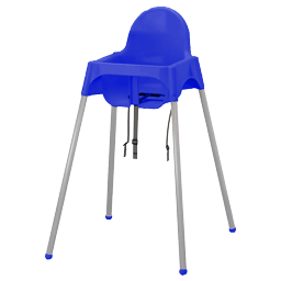 Kinderstoel Blauw Kinderstoel Blauw