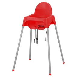 Kinderstoel Rood Kinderstoel Rood